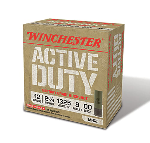 Winchester Ammo WIN1200MG Active Duty M162 12 Gauge 2.75